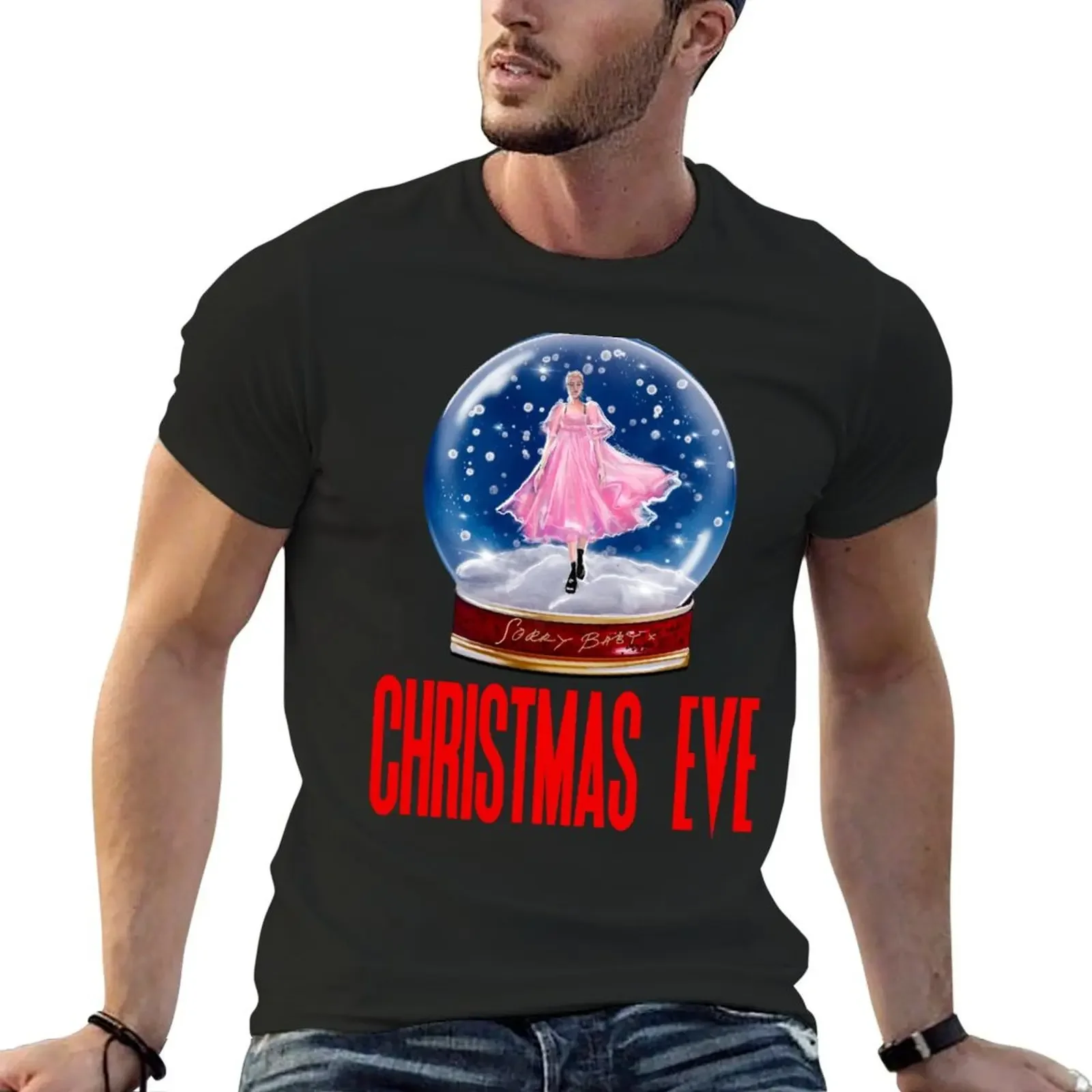 ChristmasVillanelle Killing Eve Snow Globe T-Shirt oversized graphic t shirt vintage summer clothes mens vintage t shirts