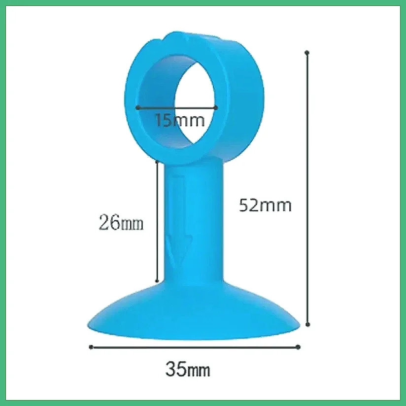 Suction Cup Door Stopper Silicone Bumper Wall Protector Silent Door Handle Guard Practical Home Hardware Accessories