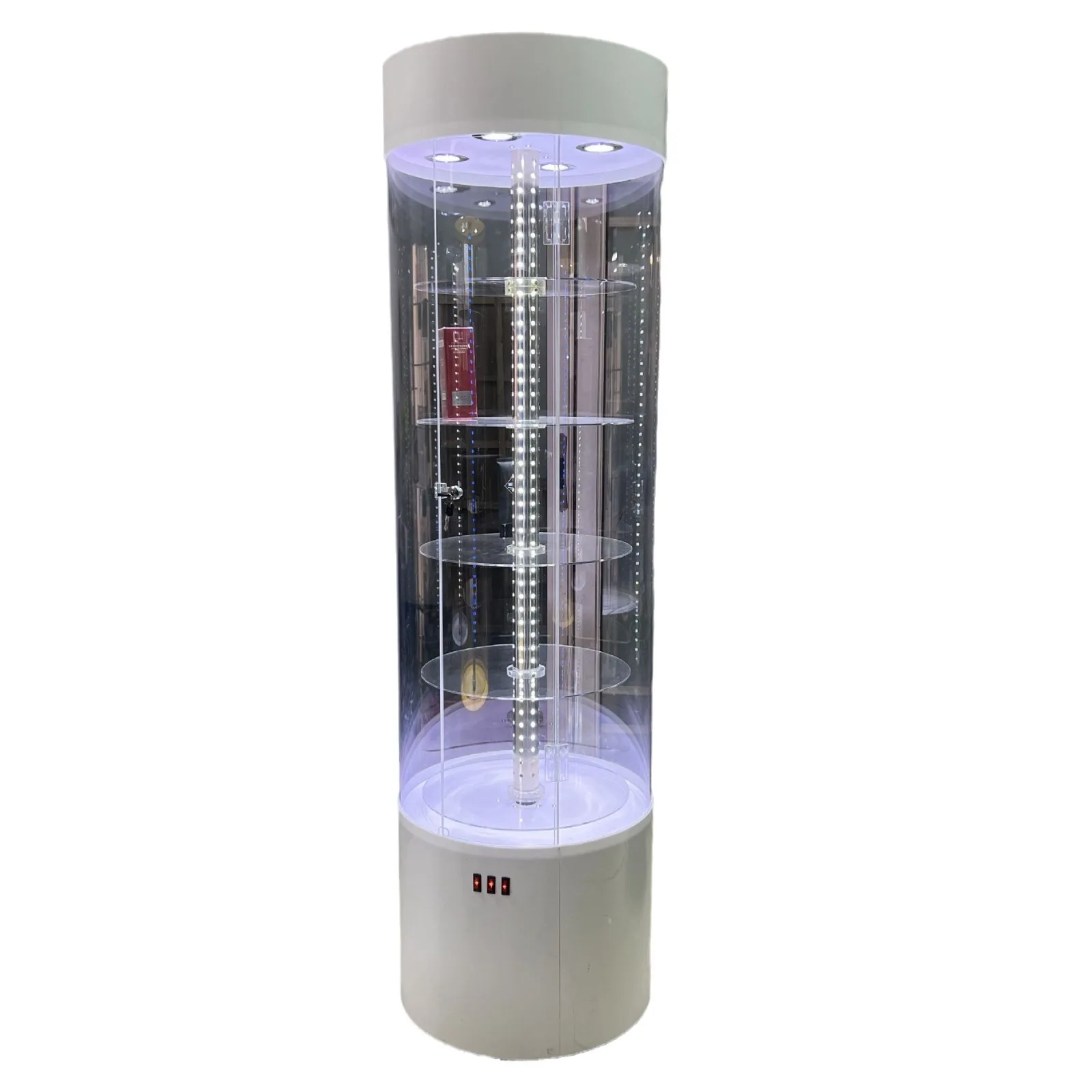 Rotary Display Cabinet Product Display Car Model Jewelry Display Stand Cosmetics