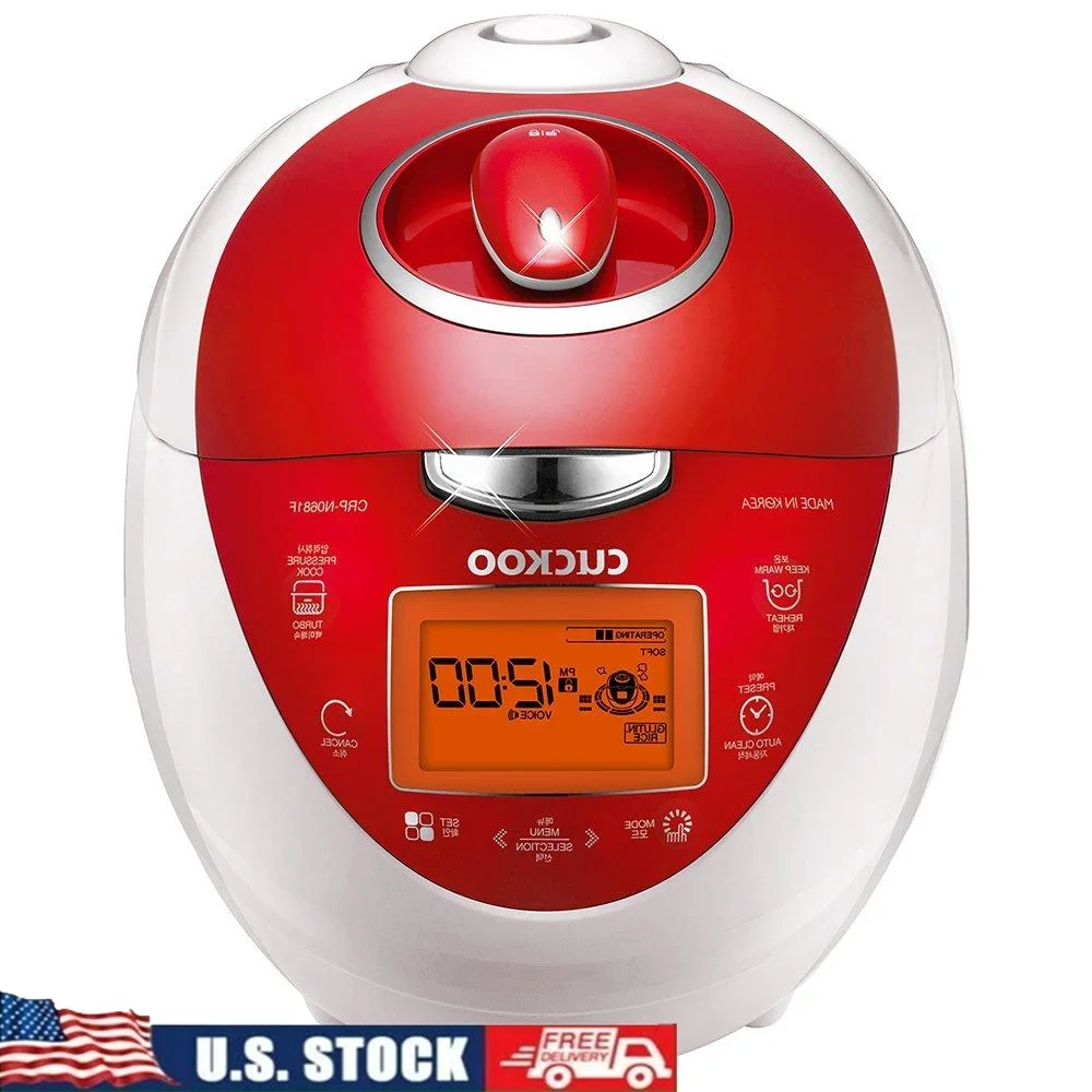 Urządzenie do gotowania ryżu o pojemności 6 filiżanek Wielofunkcyjne 16 opcji menu GABA Brązowy ryż Lepki ryż Fuzzy Logic Nawigacja głosowa