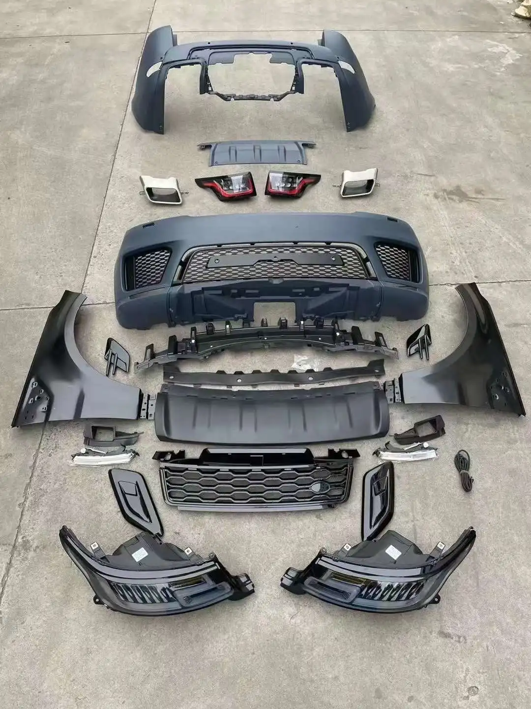 طقم الجسم القديم إلى الجديد مناسب لسيارة لاند روفر رينج روفر سبورت التغيير القديم مجموعة جديدة 2013 تغيير 2022 طقم جديد L494 #2