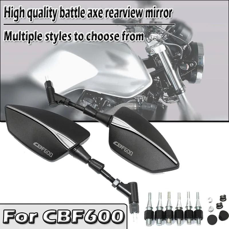 Para cbf600 cbf 600 cbf600 cbf 600 novo espelho retrovisor universal de alta qualidade para motocicleta tomahawk