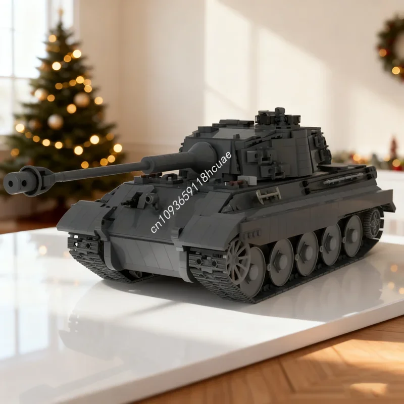 2333pcs MOC Tank Tiger II Kingtiger Sd Kfz Creatored Model Bouwstenen Architectuur DIY Idee Baksteen Kerstcadeaus Speelgoed kinderen