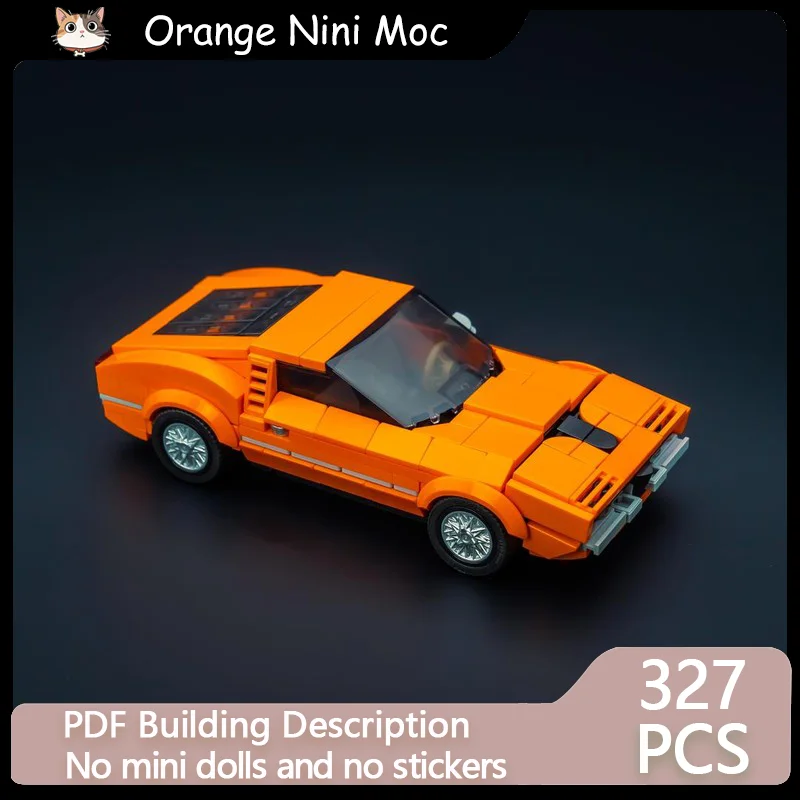 

Конструктор MOC: Модель городского гоночного автомобиля, классический спортивный автомобиль, модульная технология, подарки, праздничный набор для сборки, детские игрушки