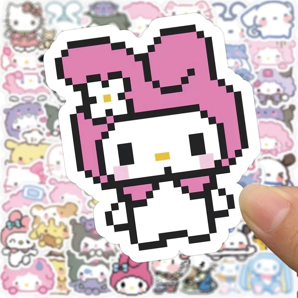 10/30/50/100pcs Funny Sanrio Cartoon Stickers for Kids Toy Gifts DIY Laptop Fridge Car Skateboard Waterproof Cute Sticker Decals