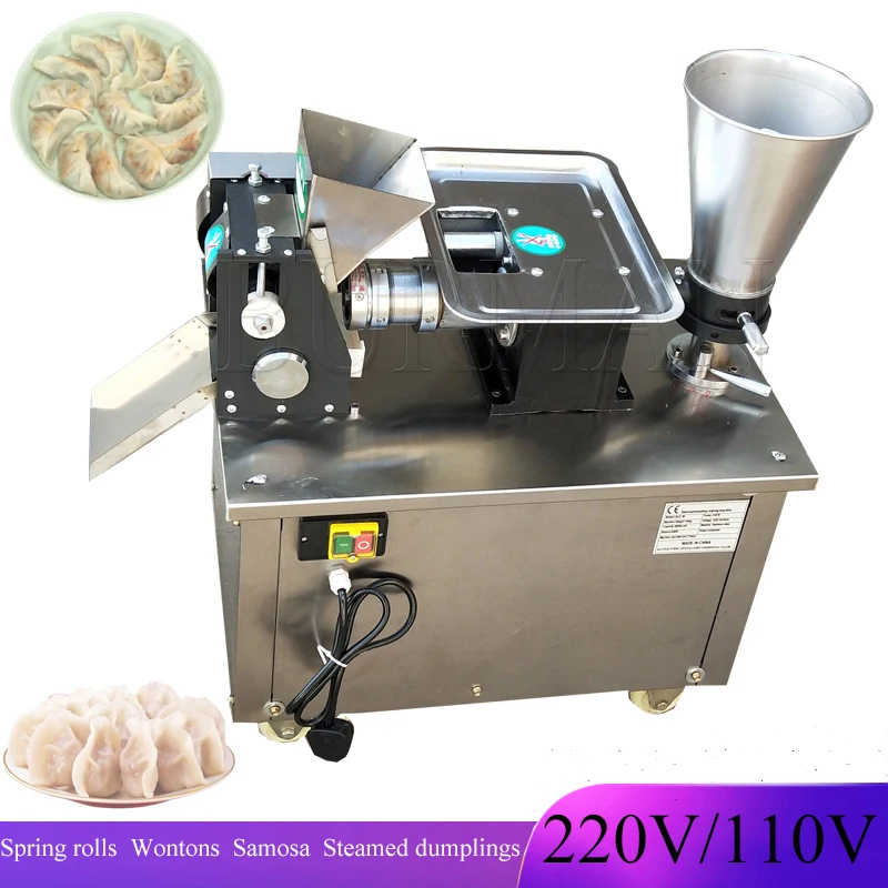 

110V 220V Full Automatic Dumpling Maker Machine Fried Dumpling Samosa Spring Making Machine