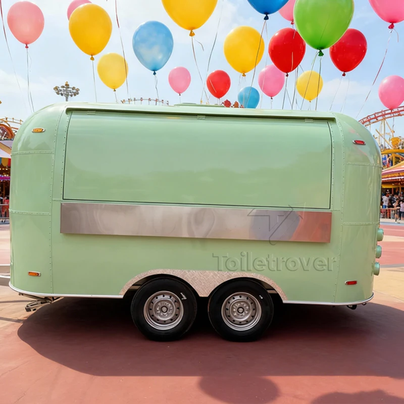 

Street Mobile Remorque Food Truck Cheese Chocolate Churros Sweet Snack Candy Food Trailer Ohio Food Truck Carts for Sale