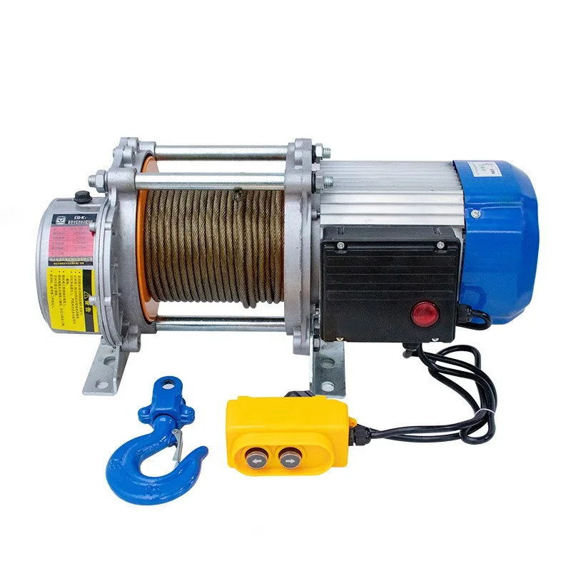 Customizable Factory Direct Multifunctional Aluminum Shell Hoist Small Lift Home Construction Electric Hoist Winch