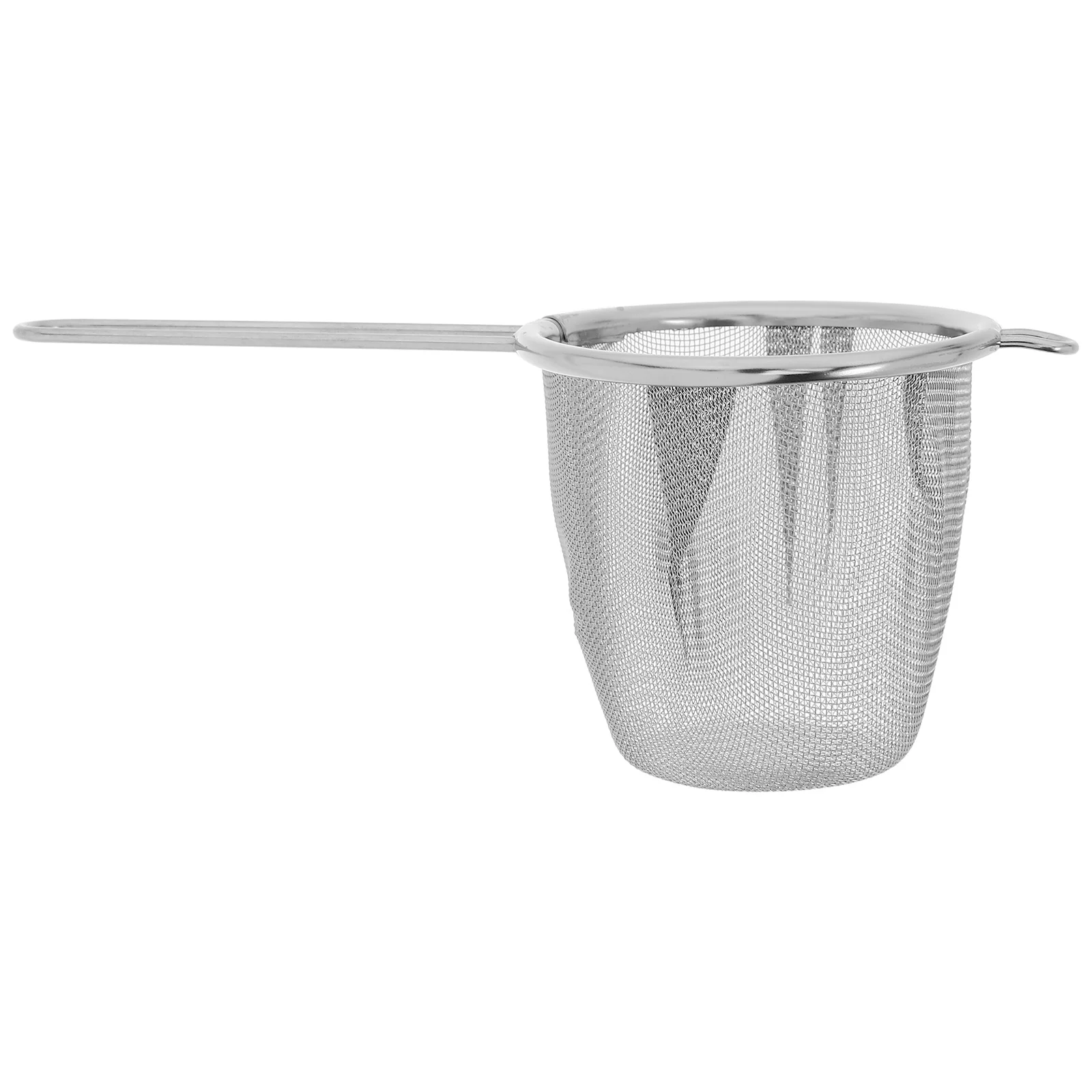 

Stainless Steel Infuser With Handle Fine Mesh Filter Heat Resistant Loose Leaf Strainer Deep Filtering Basket For Home Office