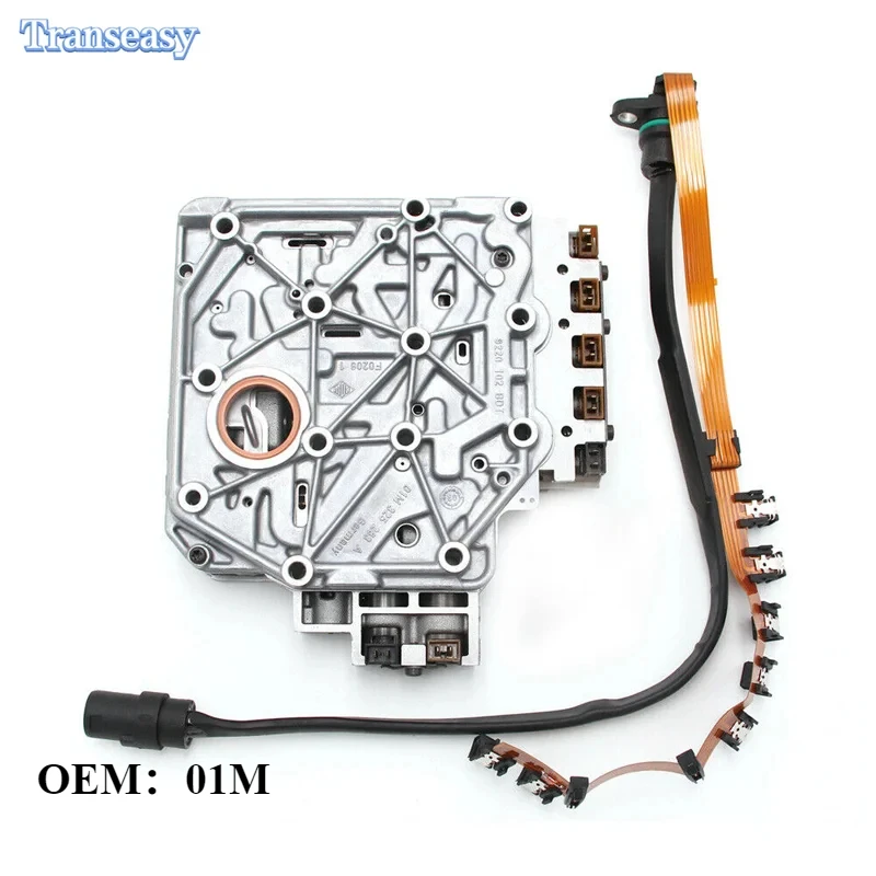 01M 01M325283A 01M927365 01M325105F Transmission Valve Body With solenoid Wiring Harness For VW Passat Bora Golf Jetta