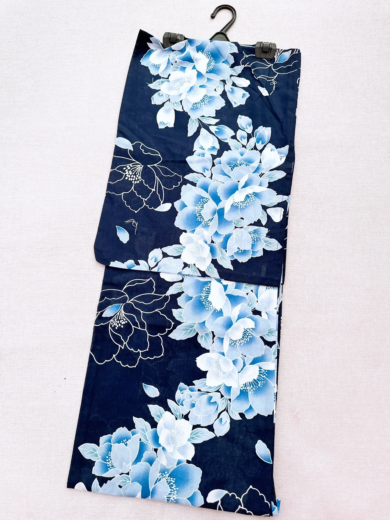 Women's Japanese Kimono Yukata Traditional Dress Pure Cotton Fabric Fireworks Design for Convention Travel Photography