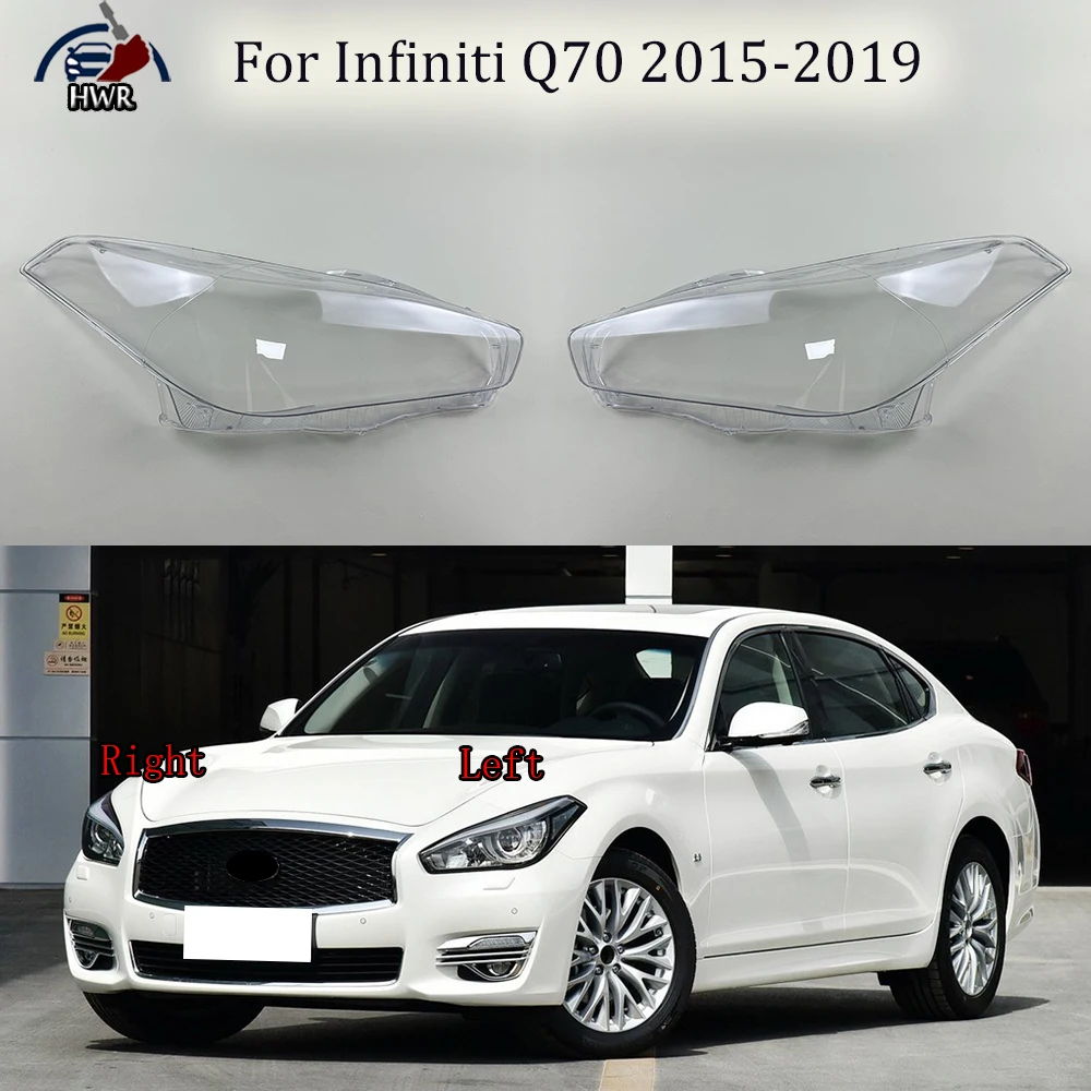 

Lamp Cover Headlamp Shell Transparent Lampshade Headlight Shade Lens Plexiglass For Infiniti Q70 2015 2016 2017 2018 2019