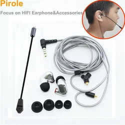 DIY IE900 In earbud HiFi Wired Earphone For Phone Mobile phone Universal MMCX Game Earphone With Microphone Cable
