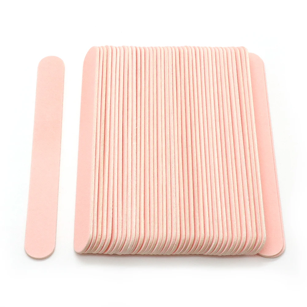 10 Stück Rosa/Schwarze Nagelfeilen 240/240 Körnung Holzfeilen Maniküre-Produkte Pediküre DIY Nagelpflege-Werkzeuge