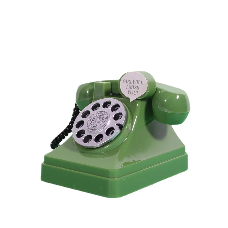 Retro Telephone Money Box Old Fashion Telphone Safe Box Kids Gift Vintage Plastic s for Saving Money Box Coin Piggy Bank