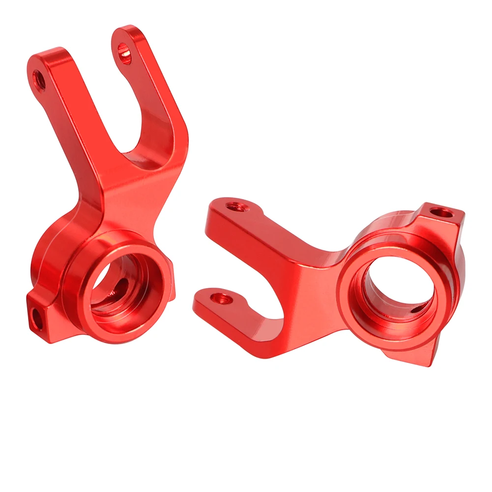 KYX Racing Aluminum Front Steering Knuckle Upgrades Parts Accessories for 1/10 RC Crawler Car Arrma Fury Mega