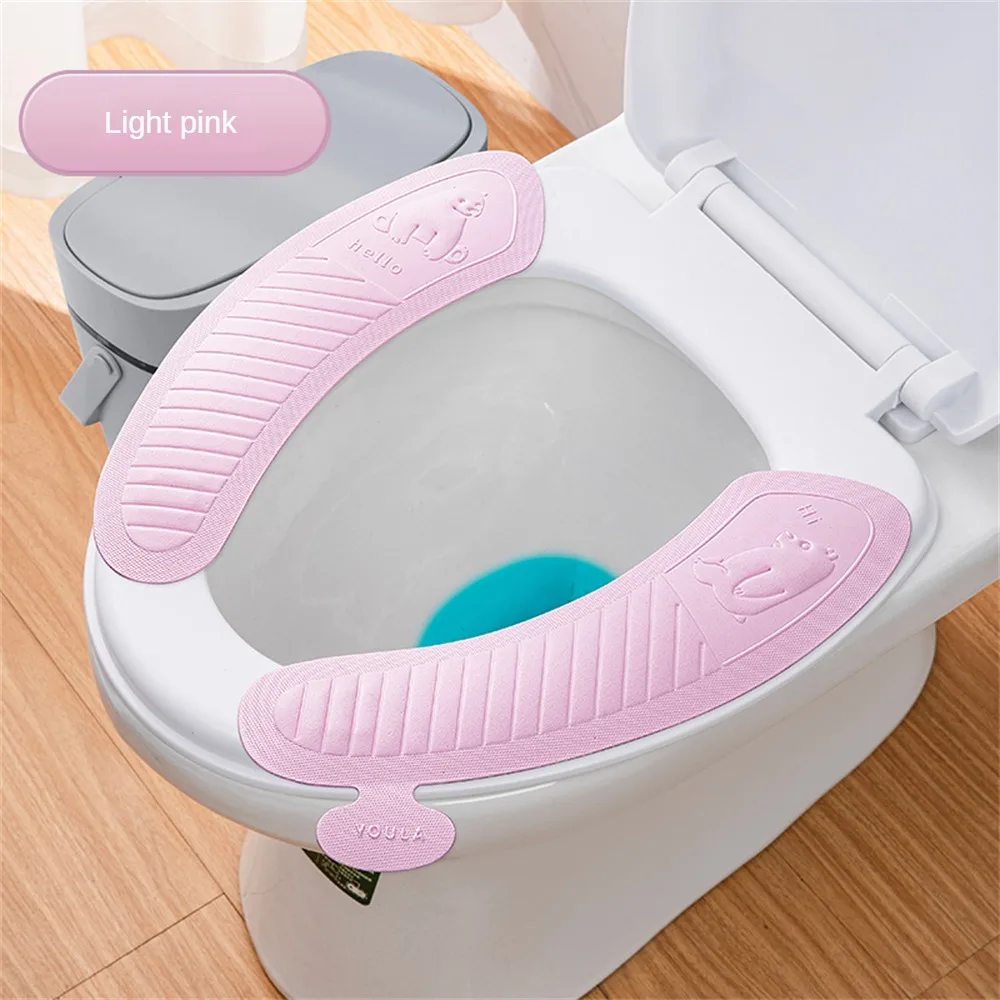 1/2/3PCS Wc Abdeckung Handheld Klebstoff Typ Wc Matte Vier Jahreszeiten Universelle Tragbare Tragbare Design wasserdichte Wc Matte