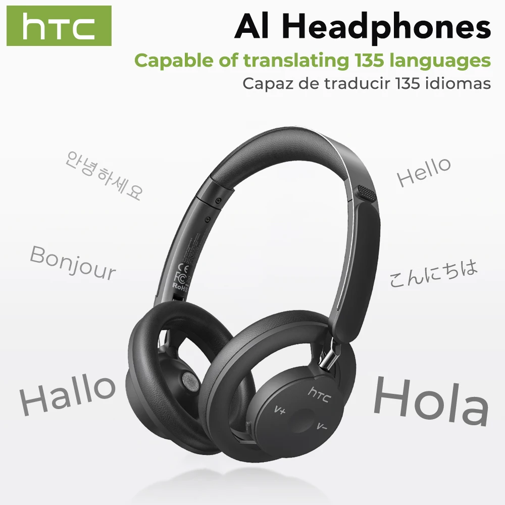 HTC HP06 Bluetooth V6.0 ワイヤレスオープンイヤーヘッドフォン