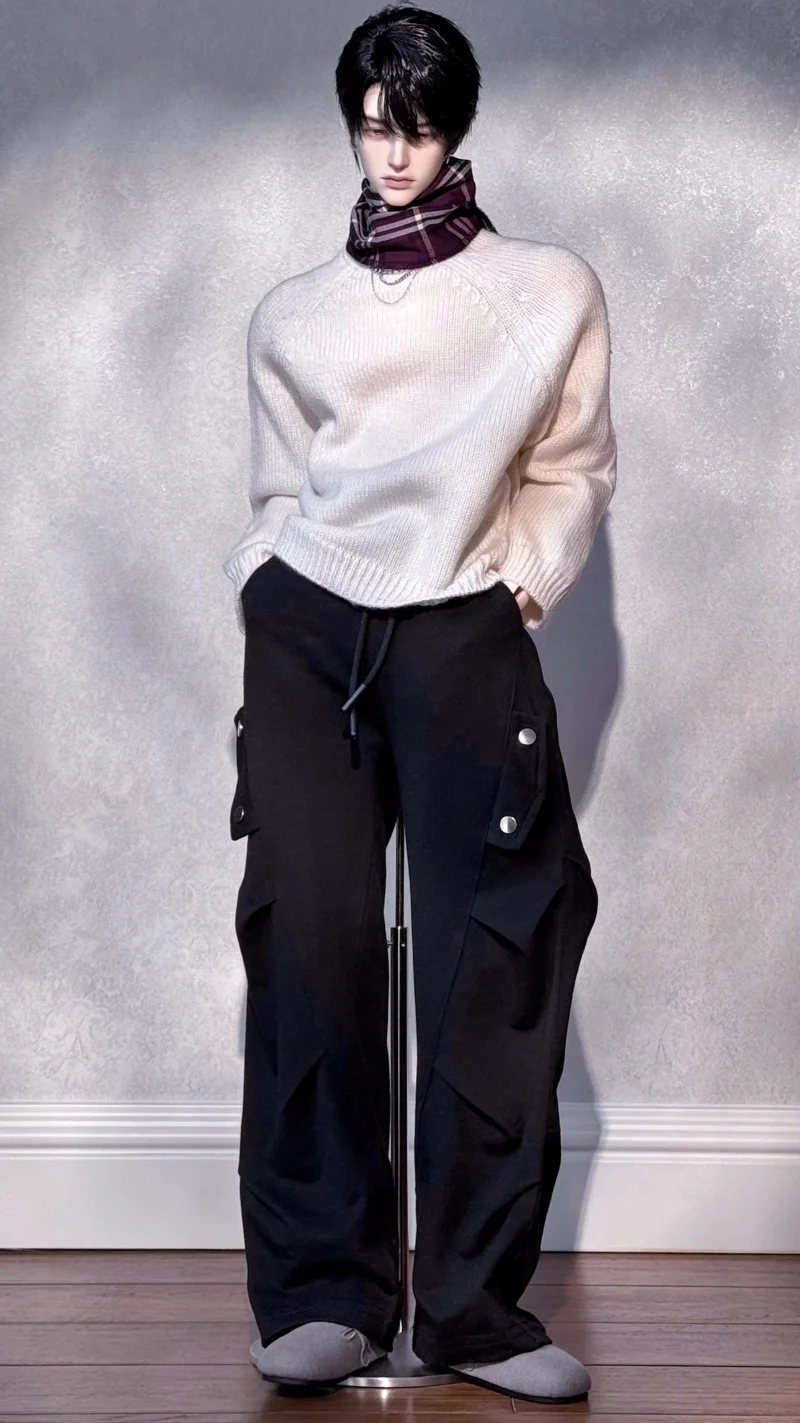 

BJD doll clothes - suitable for 1/4 ID 75 77CM size loose casual pants sport pants work pants Doll accessories