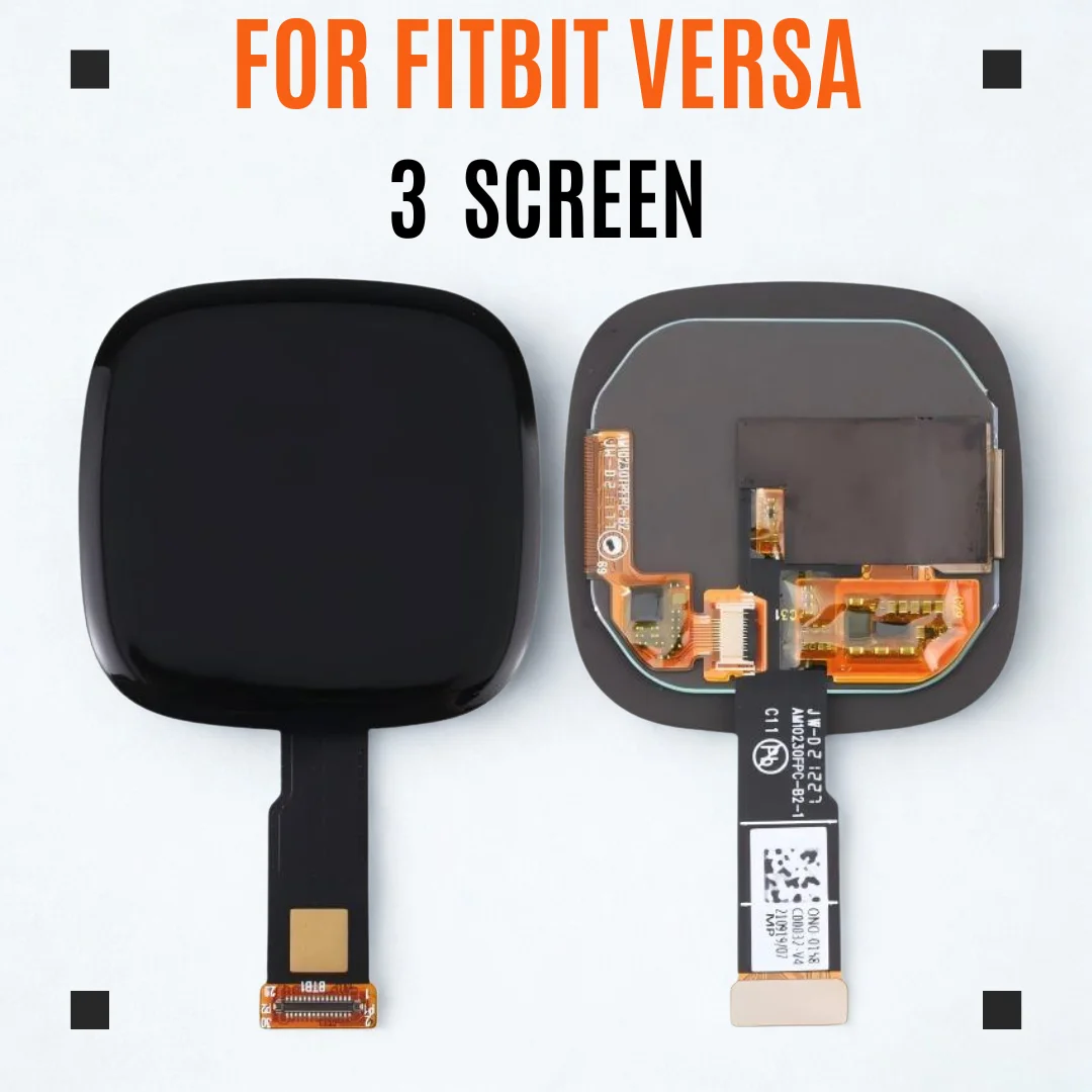 For Fitbit Versa 3 Fitbit Sense LCD Screen With Digitizer Full Assembly LCD Screen Replacement