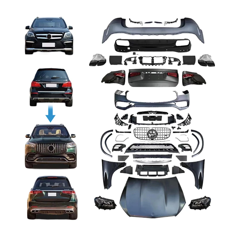 

Facelift Body Kits for Mercedes Benz 15-19 W166 Gle Class Upgrade to Gle63 Amg Modification Kit Car Tuning Car Bumper