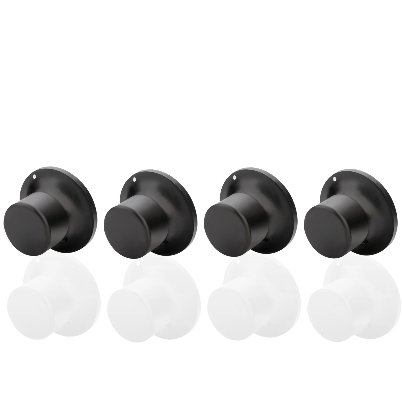 4 pcs KN4024B Volume and Tone Control Knob Made of Durable Aluminium with Allen Key and Screws Control buttons Tone Volume