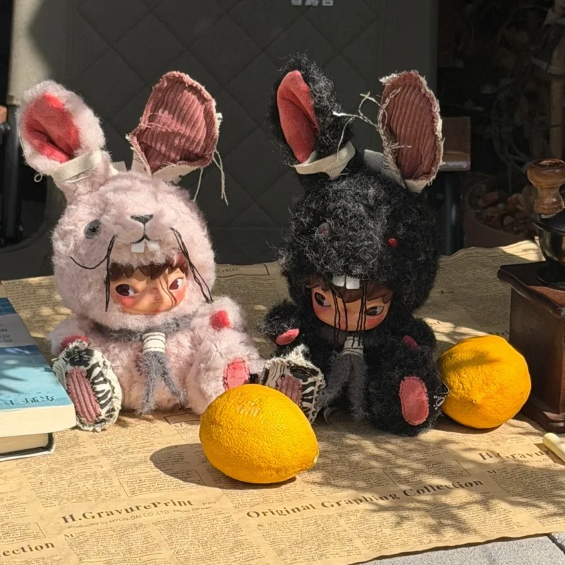 

Плюшевая подвеска-кукла Popmart Hirono Littlehare, брелок в виде милого кролика, таинственная коробка, модный тренд, подарок на день рождения для девочки