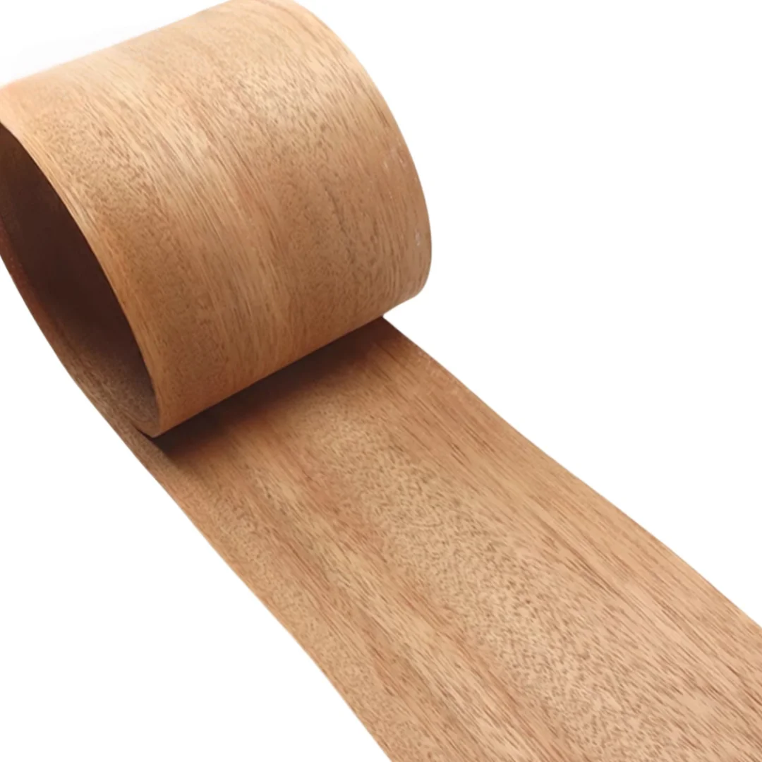 Length:2.5meters Width:200mm T:0.5mmAcacia Solid Wood Veneer - Ideal for Wall Cabinet Door Wooden Door Decoration Speaker Decor