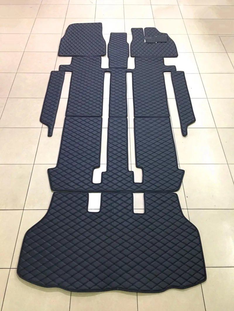 

Custom full set car floor mats for Right hand drive Toyota Voxy R90 2025-2022 7 8 seats Best quality durable waterproof carpets