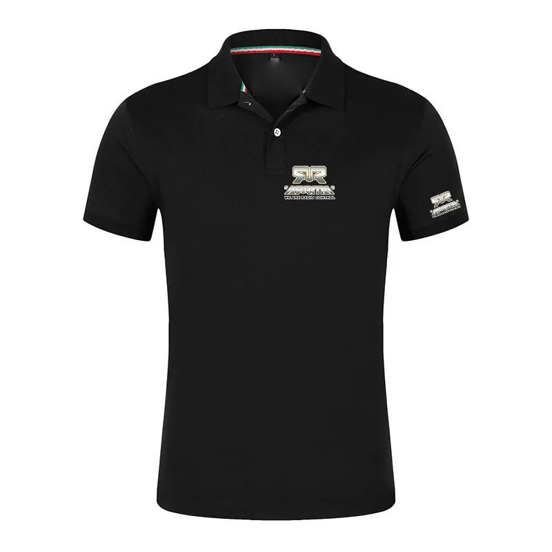 ARRMA Rc Men's premium summer polo T shirt, quick drying breathable casual business fashion sports short sleeved men's clothing