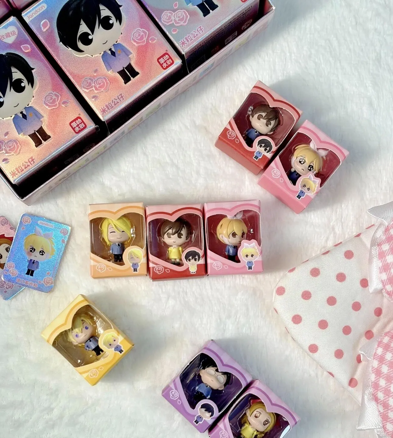 Original Niedliche Ouran High School Host Club Mini Anime-Figur Blindbox, Liebliche Schreibtisch-Dekoration, Geburtstagsgeschenk für Freundin – Detail 4