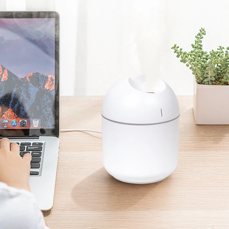 Electric Humidifier Mini Ultrasonic Air Purifier LED Lamp USB Essential Oil Diffuser Car Home Purifier Aroma Anion Mist Maker
