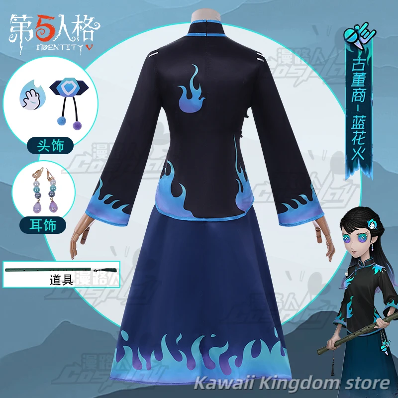 Identiteit V Qi Shiyi Antiquarian Anime Cosplay Kostuum Uniform Anime Kleden Halloween Kostuums voor Vrouwen Man