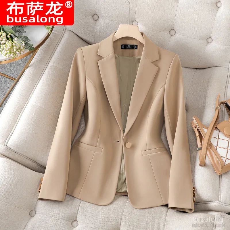 

2025New Stylish Fashion Suit Casual Women's Long Sleeve Professional Blazer Formal Jacket Workwear8603