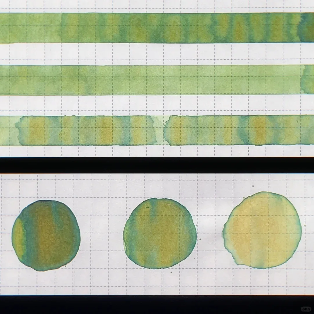 KittyInkpot Staffel 3, Andere Shore Citrus, Gradient Chromatography Sheen Ink