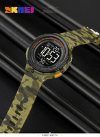 SKMEI 1841 Outdoors Countdown Mens Sport Watches Fashion Camouflage Waterproof Wristwatch Shockproof Alarm Clock Military reloj