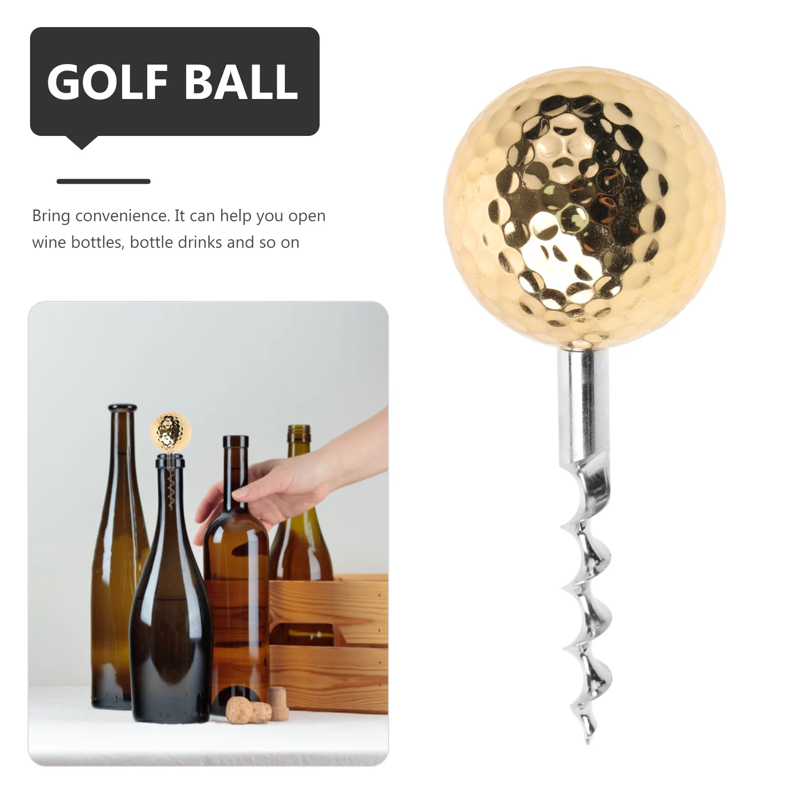 

Pocket Wine Corkscrew Portable Manual Bottle Opener for Travel Bar Camping Outdoor Picnic Use Compact Red Wine Opening Tool