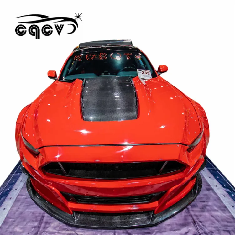 Parte di sintonizzazione automatica stile robot per Ford Mustang 2015-2017 Kit carrozzeria in fibra di carbonio/frp