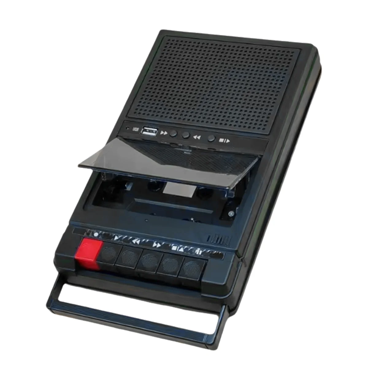 

Multifunction Retro Portable Handheld Tape USB Player C ette Recorder Music Player Built-in Bluetooth Speakers