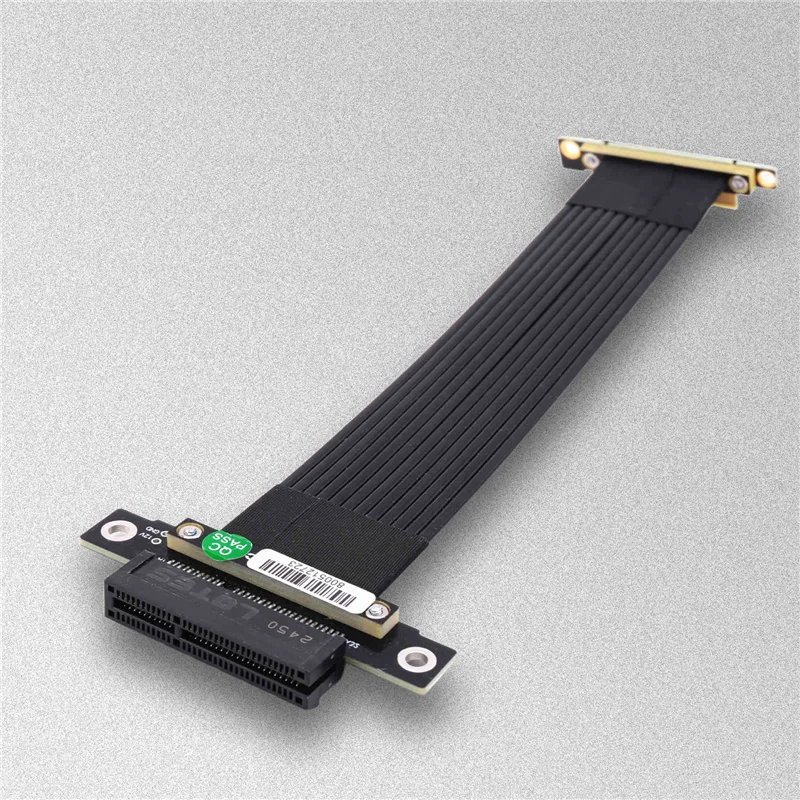Cable de extensión PCI-E X4 a X4, adaptador convertidor extensor PCI Express Riser, compatible con tarjeta de red, tarjeta USB SSD de 15CM