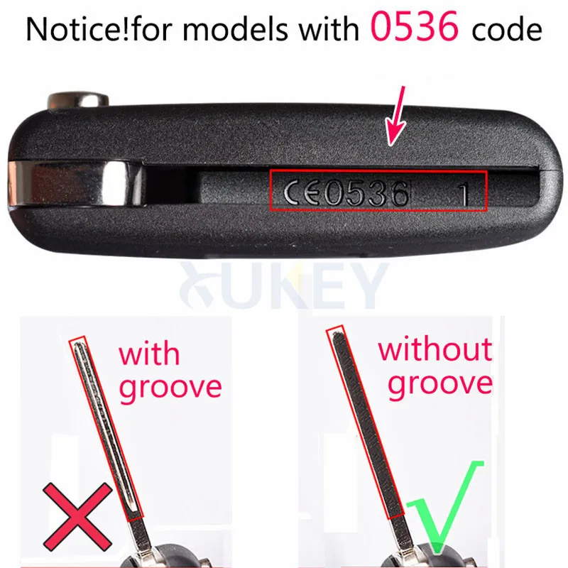 Zmodyfikowane składane etui na kluczyk zdalnego sterowania do Peugeot 207 307 308 3008 5008 Expert Partner Citroen C3 Picasso Blade CE0536