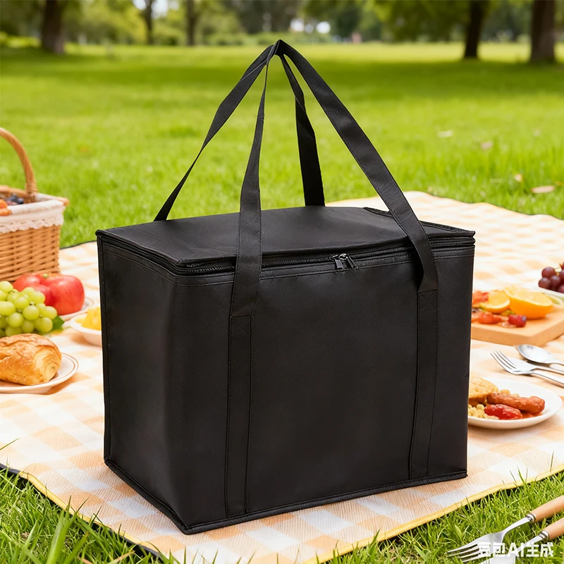 

Outdoor Camping Thermal Bag Large Capacity Picnic Bags Insulation Bag Thickened Ice Bag For Cold Storage Takeaway Food Tote Bag