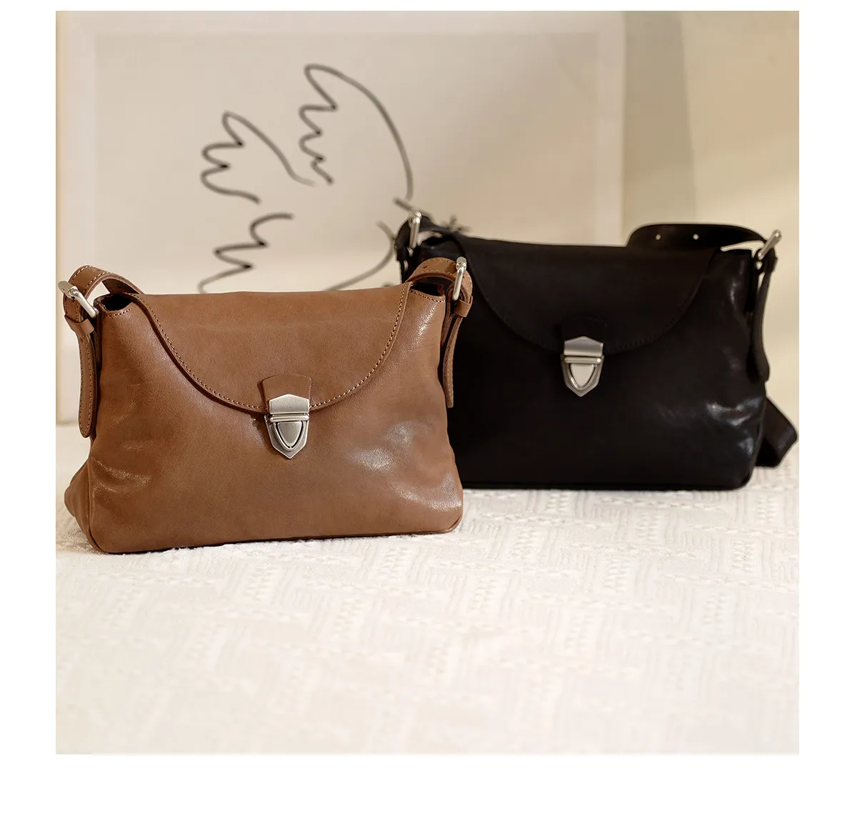PNDME Vintage-Designer-Handtasche, handgefertigt, hochwertige Damen-Umhängetasche aus echtem Leder, ideal für den täglichen Gebrauch, Arbeit und Reisen, aus Rindsleder. – Detail 22