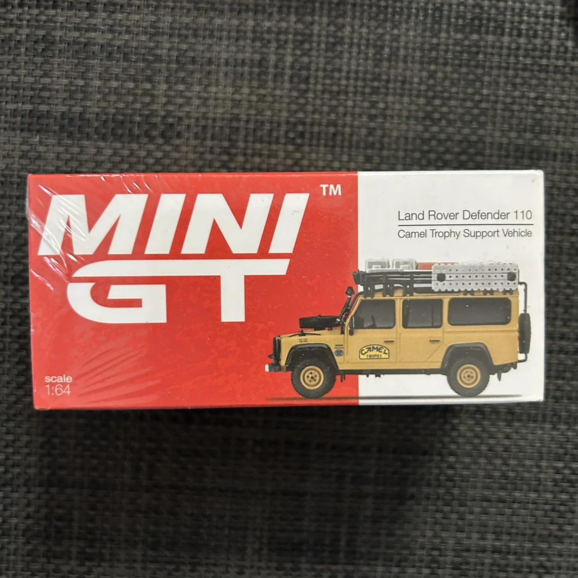 TSM MINIGT 1/64 #202 Land Rover 110 Camel Trophy support vehicle Die-cast alloy car model collection display gifts