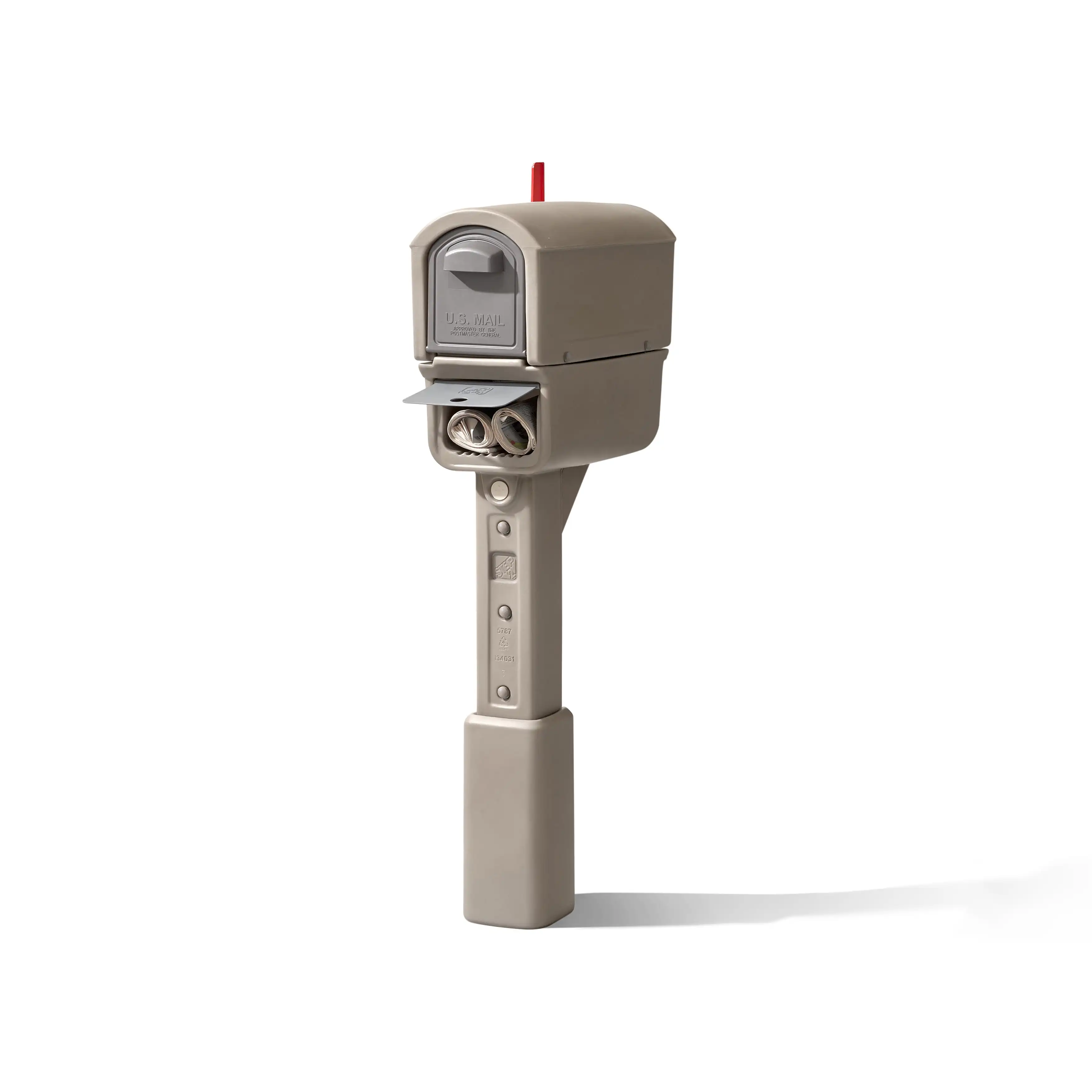 Buzón de plástico Step2 Express Plus Acabado Mocha