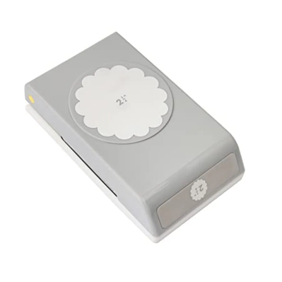 

Круглый вырубной штамп для фигурной вырезки 2,25 дюйма, большой, новая упаковка, белый