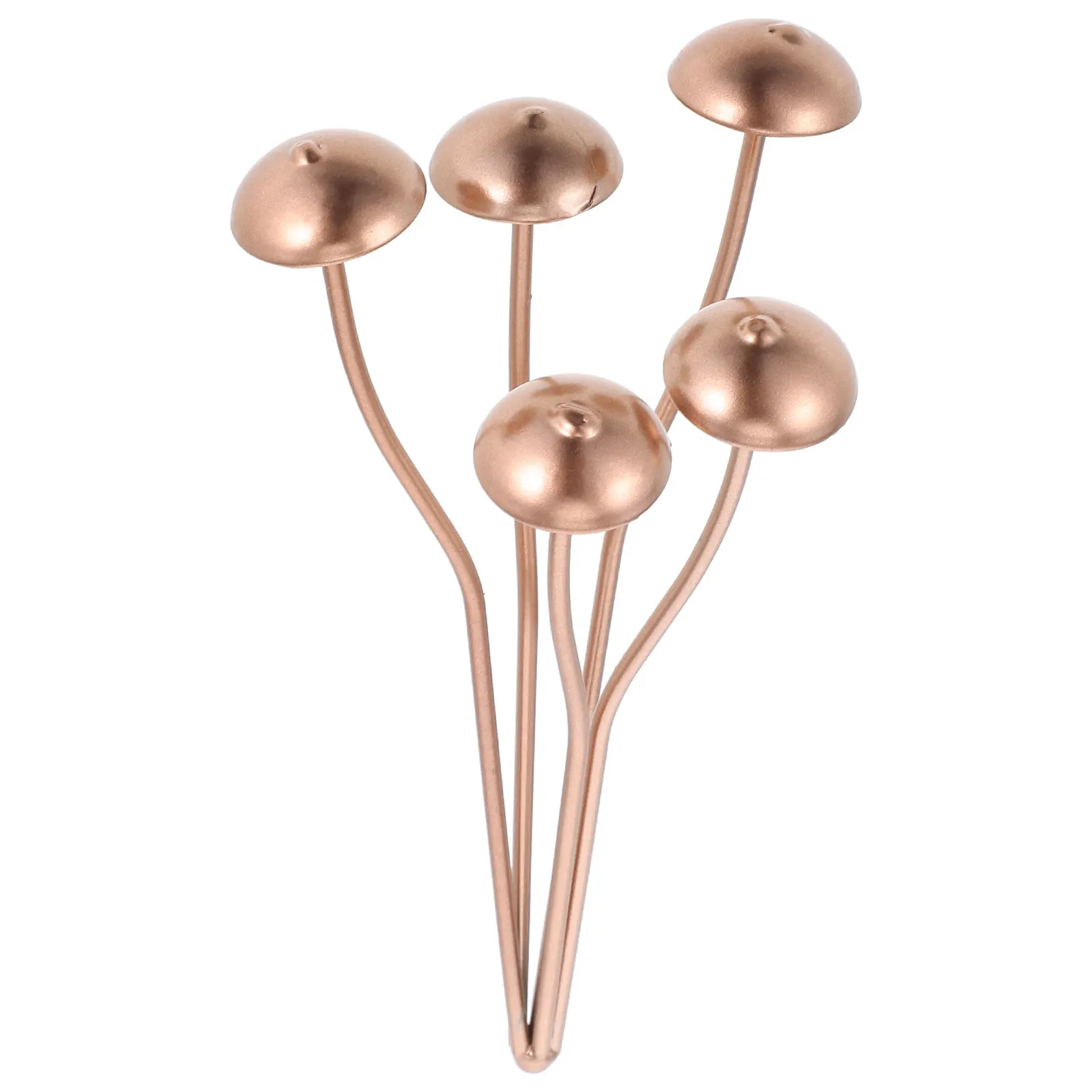 

1 set Metal Stake Decor, Heavy Duty Iron Mushroom Statue For Outdoor Garden Decoration, Planter Pot Mushroom Stake, Garden