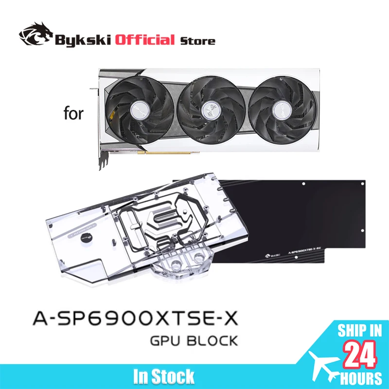 Bykski A-SP6900XTSE-X GPU Water Block for SAPPHIRE RADEON RX6900XT 16GB NITRO+SPECIAL EDITION RX6950XT Nitro+Pure Graphics Card