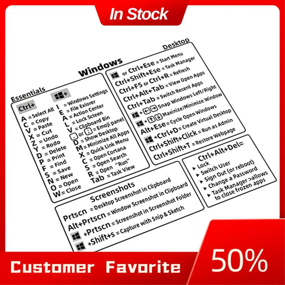 

Лидер продаж, эталонная наклейка с ярлыками на клавиатуру, наклейка с коротким вырезом для ПК, ноутбука, рабочего стола