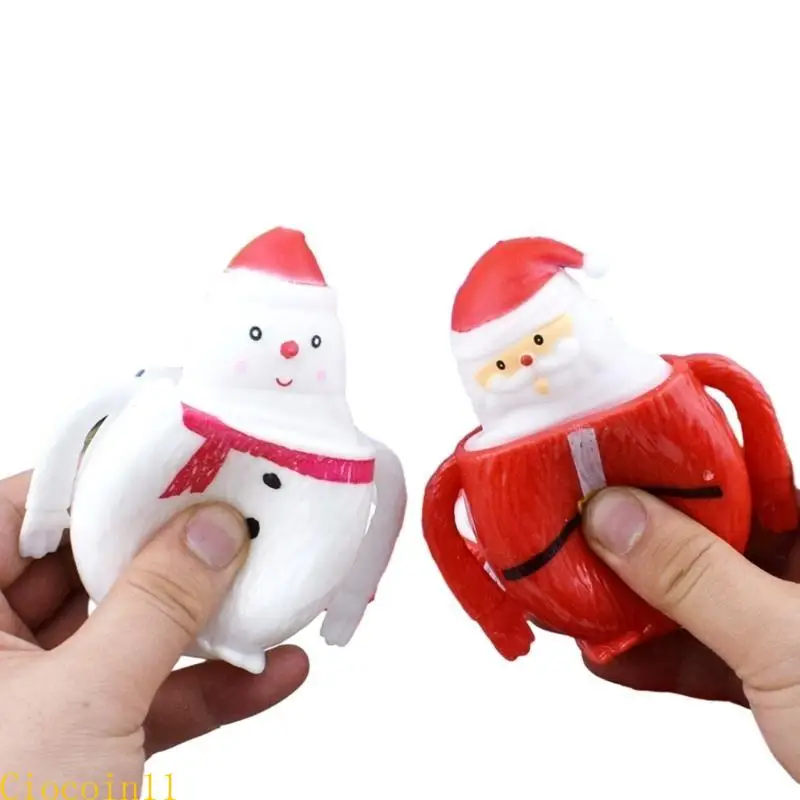 Y1UB 3pcs Squeezable TPR Toy Cartoon Squeeze Squeeze Cup Fidgets Decoração da